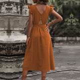 Women Dress Sexy Backless Holiday Dress