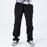 Men Sweatpants Embroidered Slacks Loose Straight Sports Trousers