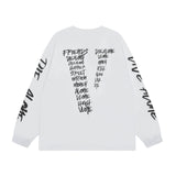 Vlone Sweatshirts Autumn/Winter Letter Pattern Crew Neck