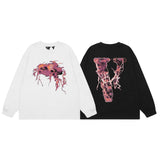 Vlone Sweatshirts Autumn/Winter Cartoon Alphabet Crew Neck Pullover