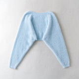 Women Sweater Knitwear Sexy Short Navel Knitted Top High Waist Loose Plush Cardigan Coat