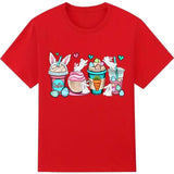Easter Coffee Bunny Shirt Women Cute Easter Shirt Easter