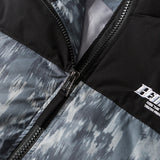 Unisex Winter Cotton Coat Camouflage down Jacket Retro Warm down Jacket