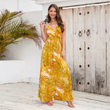 Women Date Dress Summer Bohemian Strap Dress