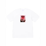 Mens T-shirts 24FW Lollipop Tongue Crew Neck Short Sleeve T-shirts Cotton