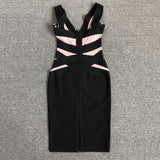 Women's Evening Dress Camisole Dress Sexy Sheath Bandage Dress V-neck