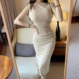 Women Dresses Sleeveless Dress Long Skirt Hip Skirt
