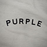 Purple Brand T Shirts Casual Short Sleeve Loose round Neck Letter White T-shirt