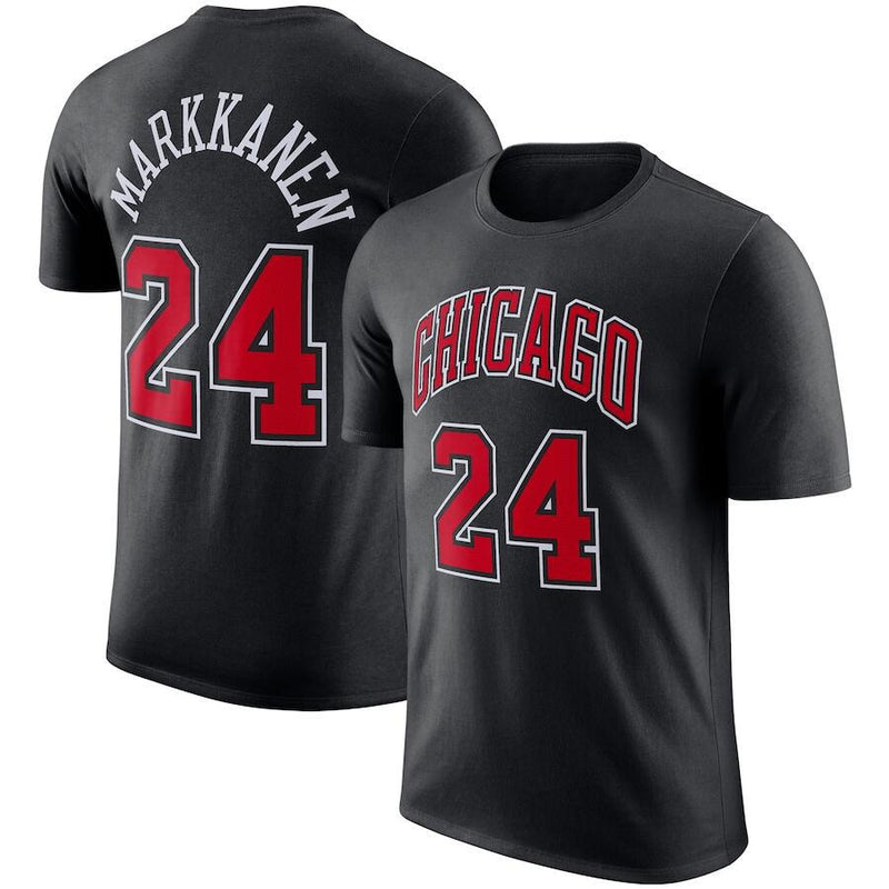 NBA T-Shirts NBAT Bulls Raven Basketball Suit Short Sleeve Outdoor Sports
