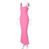 Women Dresses Spring/Summer Sexy Backless Spaghetti Straps Dress