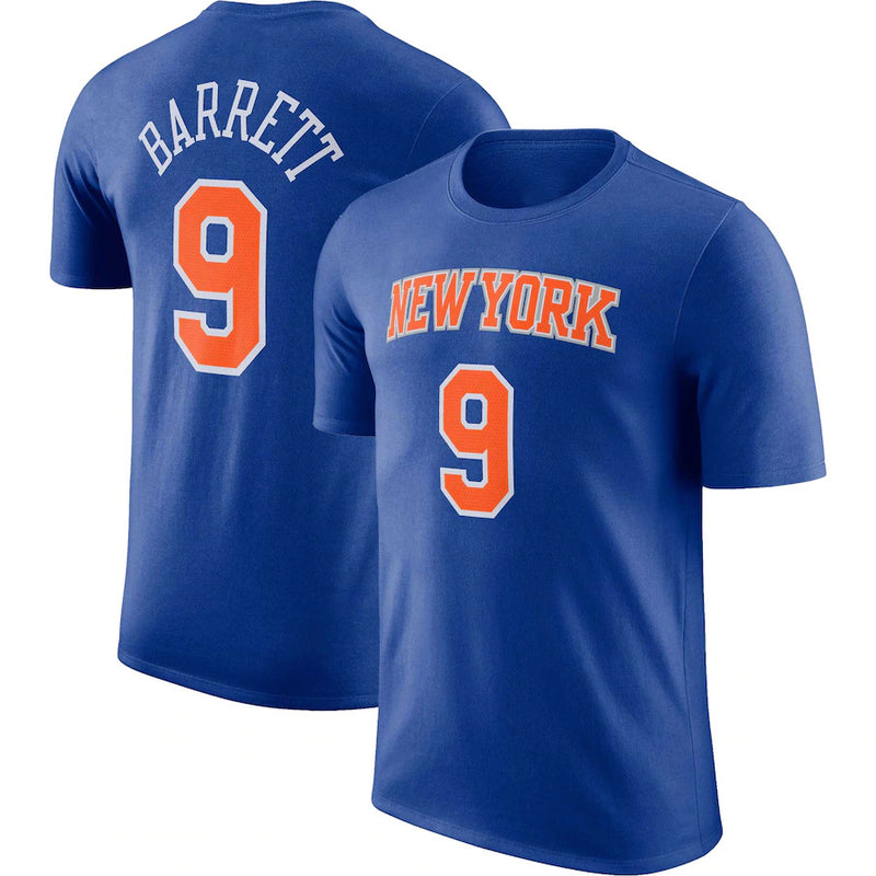 NBA T-Shirts NBAT Shirt Knicks Basketball Shirt Short Sleeve T-Shirt Top
