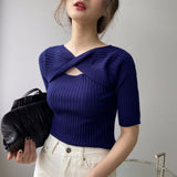 Women knitted T-shirt
