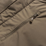Unisex Winter Cotton Coat Zipper Pocket Hooded down Jacket Vintage Loose and Warm down Jacket