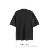 American vintage street T-shirt retro men's loose top