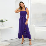 Women Date Dress Summer Sexy Backless Spaghetti Straps Dress