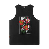 Men Vest Hiphop Retro Sleeveless T-shirt