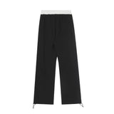 Men Sweatpants Exercise Casual Pants Men's Baggy Straight Trousers Drawstring Pants Feet Ankle Banded Pants Sweatpants