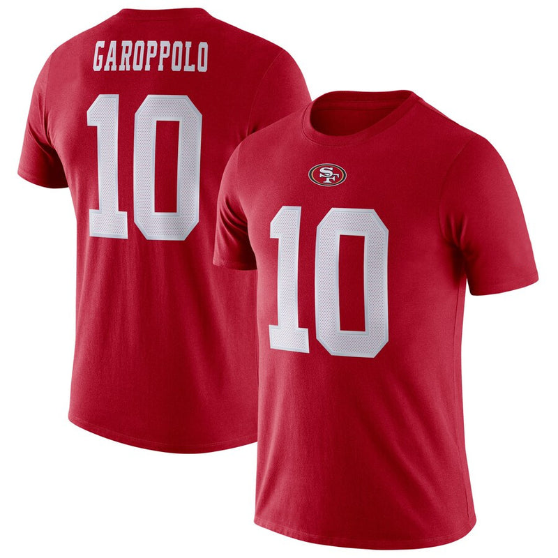 NFL T-Shirts NFL Football 49ers Jerseys Short Sleeves Men's Loose T-Shirts