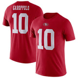 NFL T-Shirts NFL Football 49ers Jerseys Short Sleeves Men's Loose T-Shirts