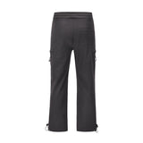 Men Sweatpants Sports Casual Pants Thin Quick-Drying Straight-Leg Trousers Baggy Pants Feet Drawstring Jogger Pants