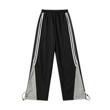 Women Sweatpants Retro Overalls Men's and Women's Loose Wide-Leg Pants Casual Pants