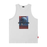 Men Vest Sports Sleeveless T-shirt Oversize Basketball Vest