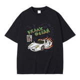 Rapper Frank Anime Cartoon Style Tshirt Short Sleeve Men