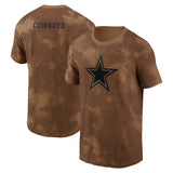 NFL T-Shirts Men's NFL Football Short Sleeve T-Shirts Outdoor Casual