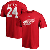 NHL T-Shirts NHL Red Wings Ice Hockey Suit T-Shirt American Sports Loose