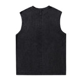 Men Vest Punk Printed Sleeveless T-shirt