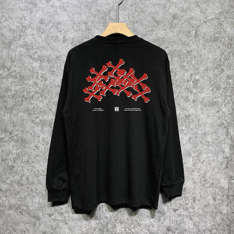 Amiri Long Sleeve Shirt Long Sleeve Long-Sleeved T-shirt Blouse