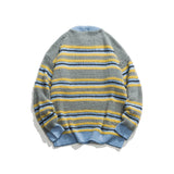 Unisex Sweater Winter Contrast Color Knitwear