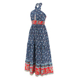 Women Date Dress Sexy Retro Floral Dress