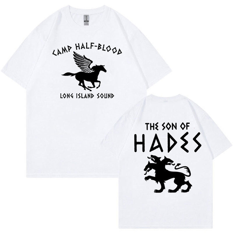 Percy Jackson Camp Half Blood Graphic T Shirt Men O-Neck