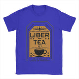 Men's T-Shirts Liber Tea Helldivers Game Vintage Cotton Tees