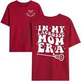 in My Lacrosse Mom Era T-Shirt, Funny Lacrosse Mom Shirt