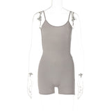 Women Jumpsuit Spring and Summer Sexy Slim Fit Backless Suspender Jumpsuit (Hawthaw0412)
