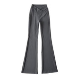 Women Sweatpants Casual Pants Autumn and Winter Bell-Bottom Pants