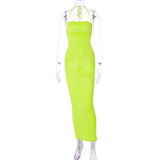 Women Dresses Summer Sexy Backless Self-Tie Dress
