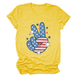 Personalized printed casual loose short-sleeved summer crew neck T-shirt