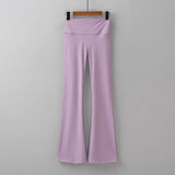 Women Sweatpants Bell-Bottom Pants Vintage Casual Women's Pants Slim Fit Yoga Pants