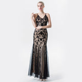 Flappers 1920S Dress Sequined Suspender Dress Sexy Backless Dress