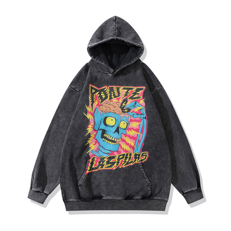 Men Hoodie Water Oversize Hip Hop Hiphop Hooded Sweater