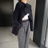 Women Cardigan Sweater Sweater Cardigan Coat Long Sleeve Loose Sweater 8t7351