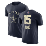 NBA T-Shirts NBA All-Star Basketball Short Sleeve Outdoor Leisure Sports T-Shirt