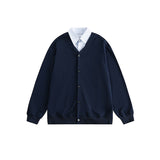 Unisex Jacket Cardigan Vintage Coat Men's Jacket Loose Jacket