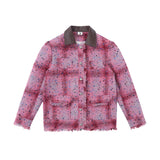 Women Jacket Loose PU Leather Collar Autumn and Winter Long Sleeve Coat