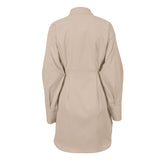Women Dress Shirt Dress Autumn and Winter Long Sleeve A- line Dress
