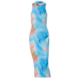 Women Dresses Summer Sexy Backless Sleeveless Dress