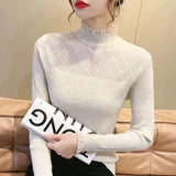 Women Knitwear Autumn and Winter Turtleneck Knitwear Top